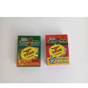 1990 Series 2 & 3 NFL Pro Set Collect A books Premier Edition 1 Open 1 Sealed